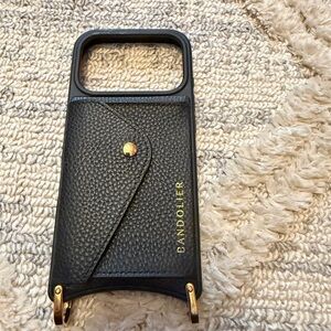 Bandolier Black and Gold Crossbody iPhone 17 pro case - BRAND NEW